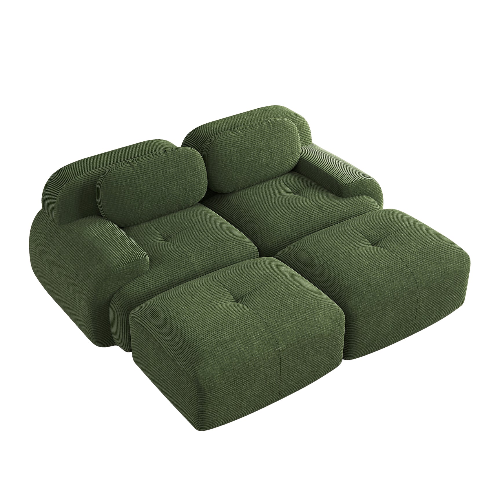 2-Sitzer-Schlafsofa aus dunkelgrauem Stoff mit Seitentaschen, modernes Schlafsofa