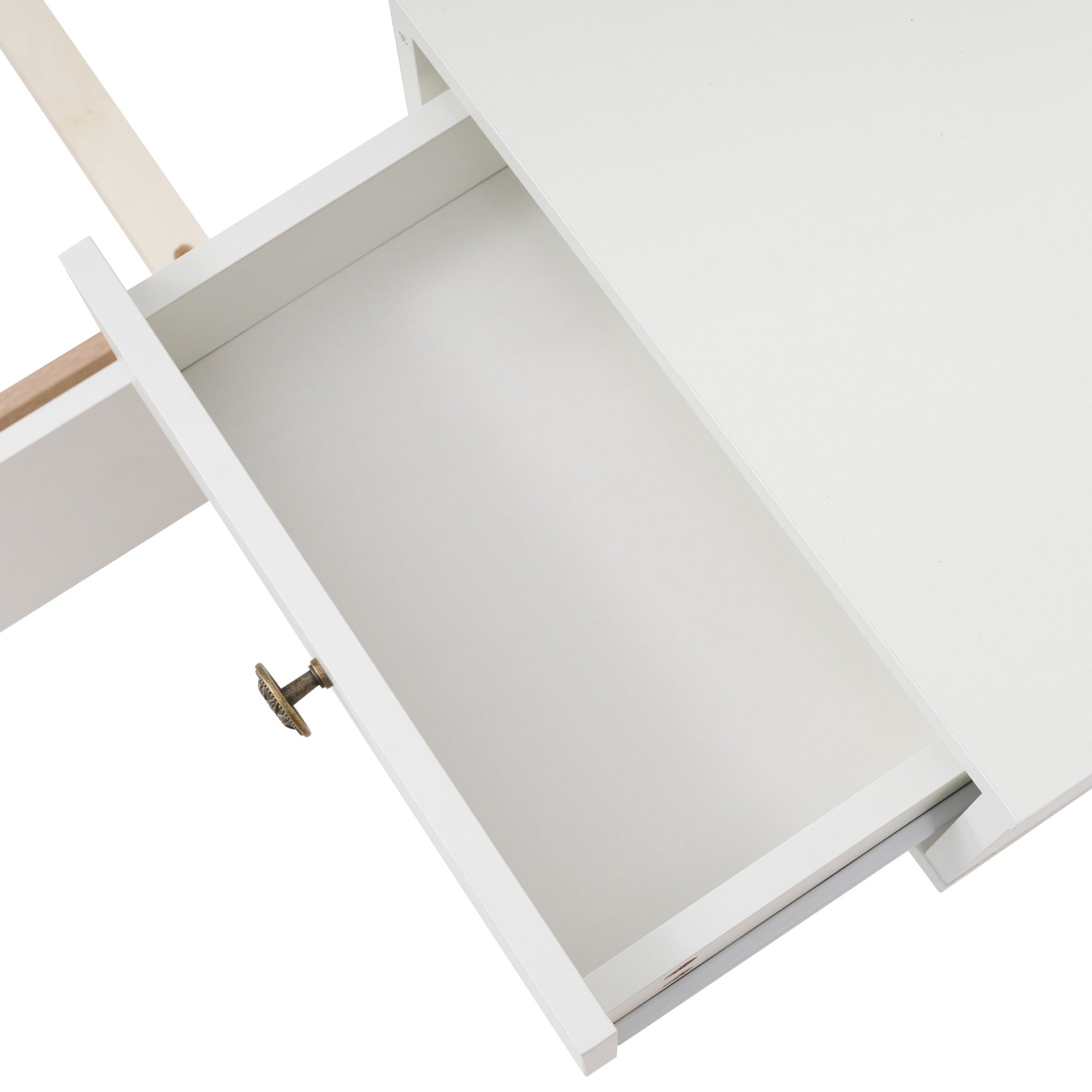 Lit double 140x200 cm avec sommier, tête de lit et 2 tables de chevet LED avec ports USB-C intégrés (sans matelas) , 205x244x90,5 cm