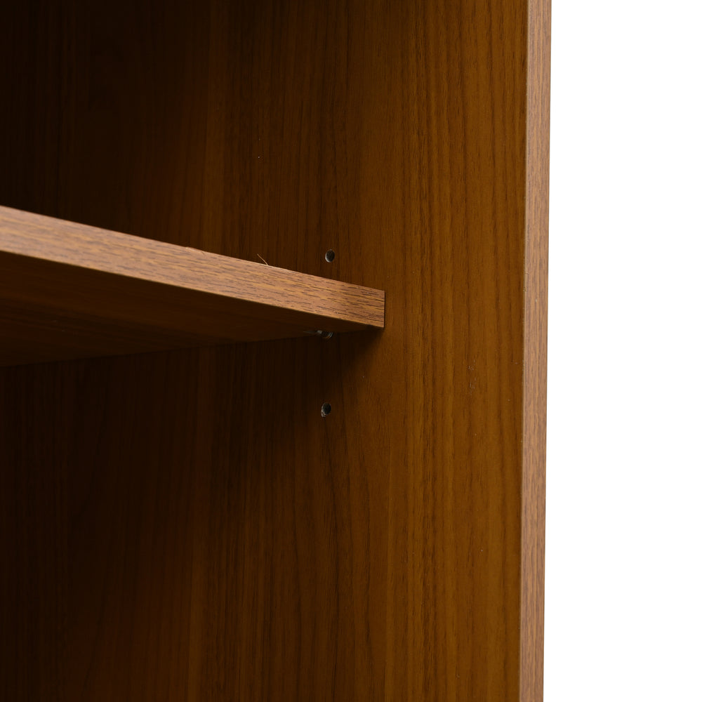 Küchen-Sideboard aus Holz im Landhausstil mit 2 Schiebetüren und verstellbaren Regalen – 100 × 90 × 37 cm