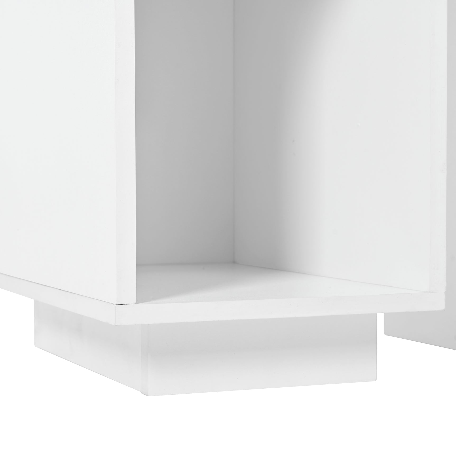 Coiffeuse moderne avec miroir éclairé & tabouret – Table de maquillage avec éclairage réglable, tiroirs & rangements ouverts