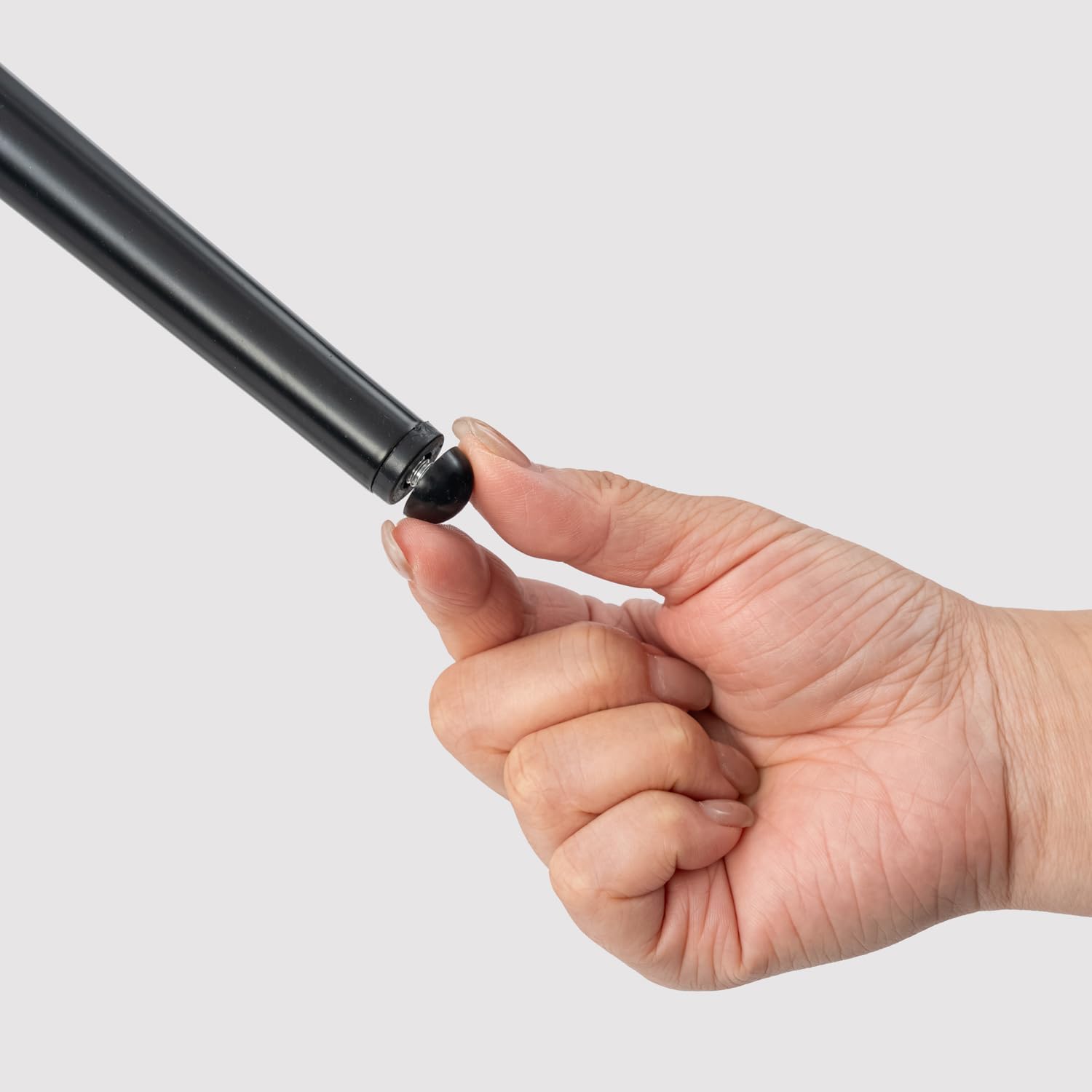 Lot de 4 chaises de salle à manger scandinaves en tissu mouton bouclette beige - POMONA