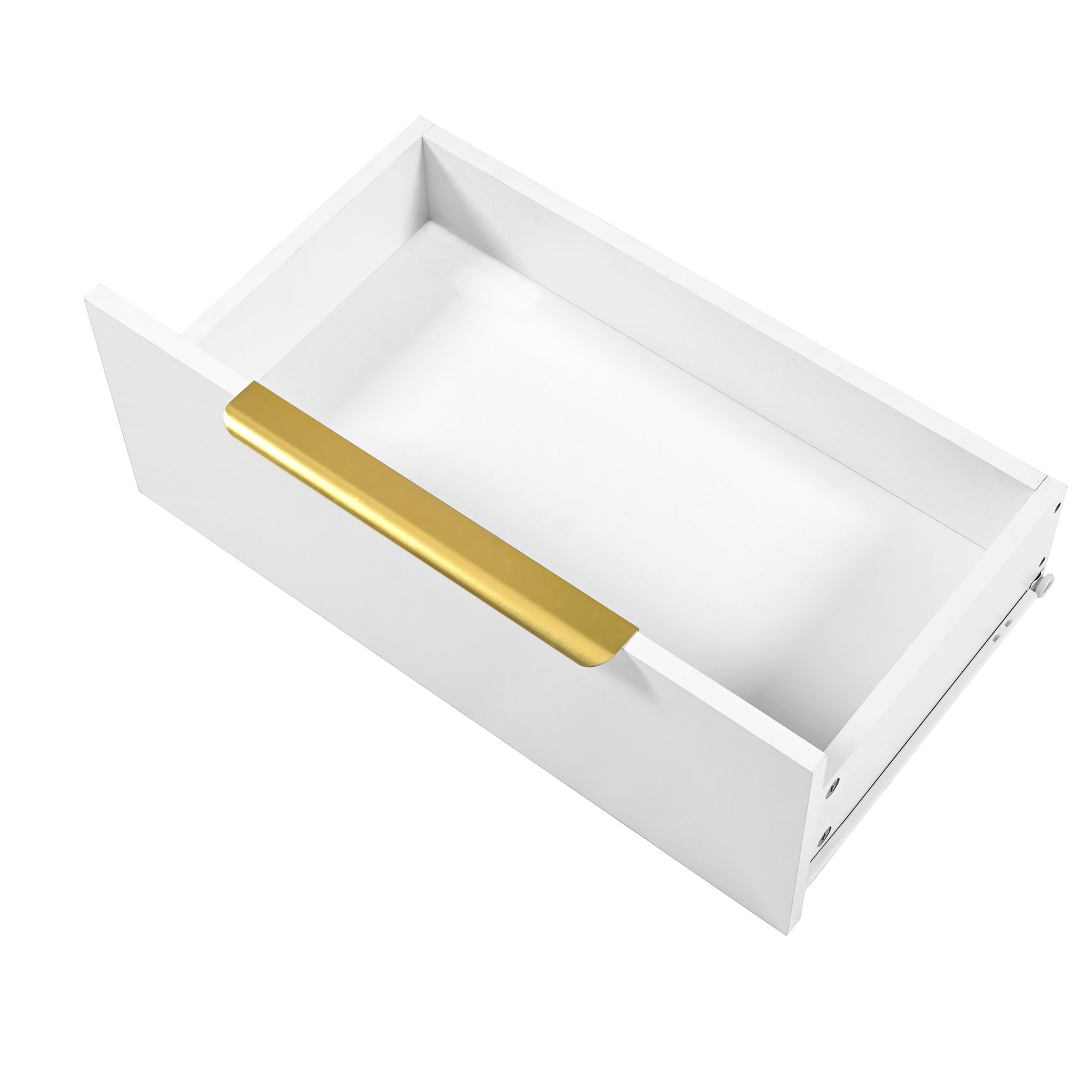 Haut meuble blanc moderne avec LED 16 couleurs et Bluetooth