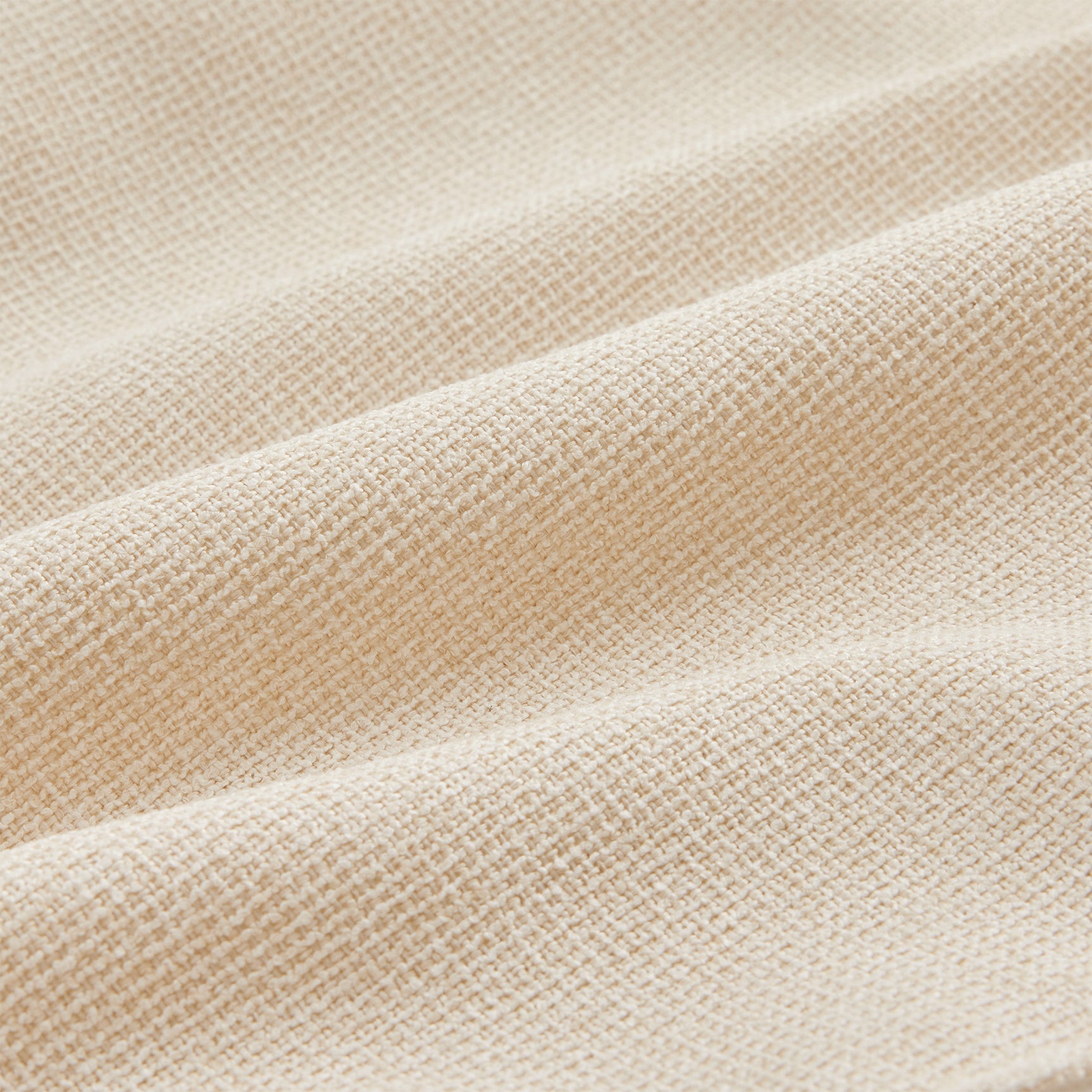 2-Sitzer-Sofa aus beigem Stoff im skandinavischen Stil – AHBARM