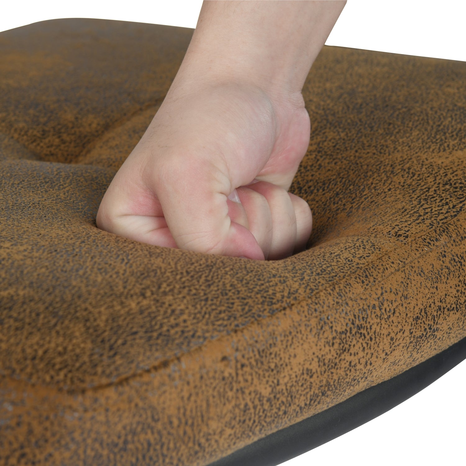 Set von 2 industriellen Esstühlen in Wildleder - Karomi