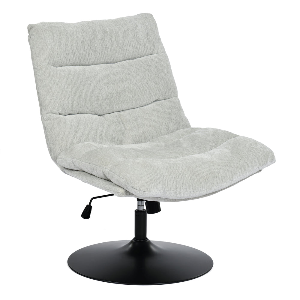 Adjustable leisure chair in 360 ° swivel crushed caterpillar - Lambery