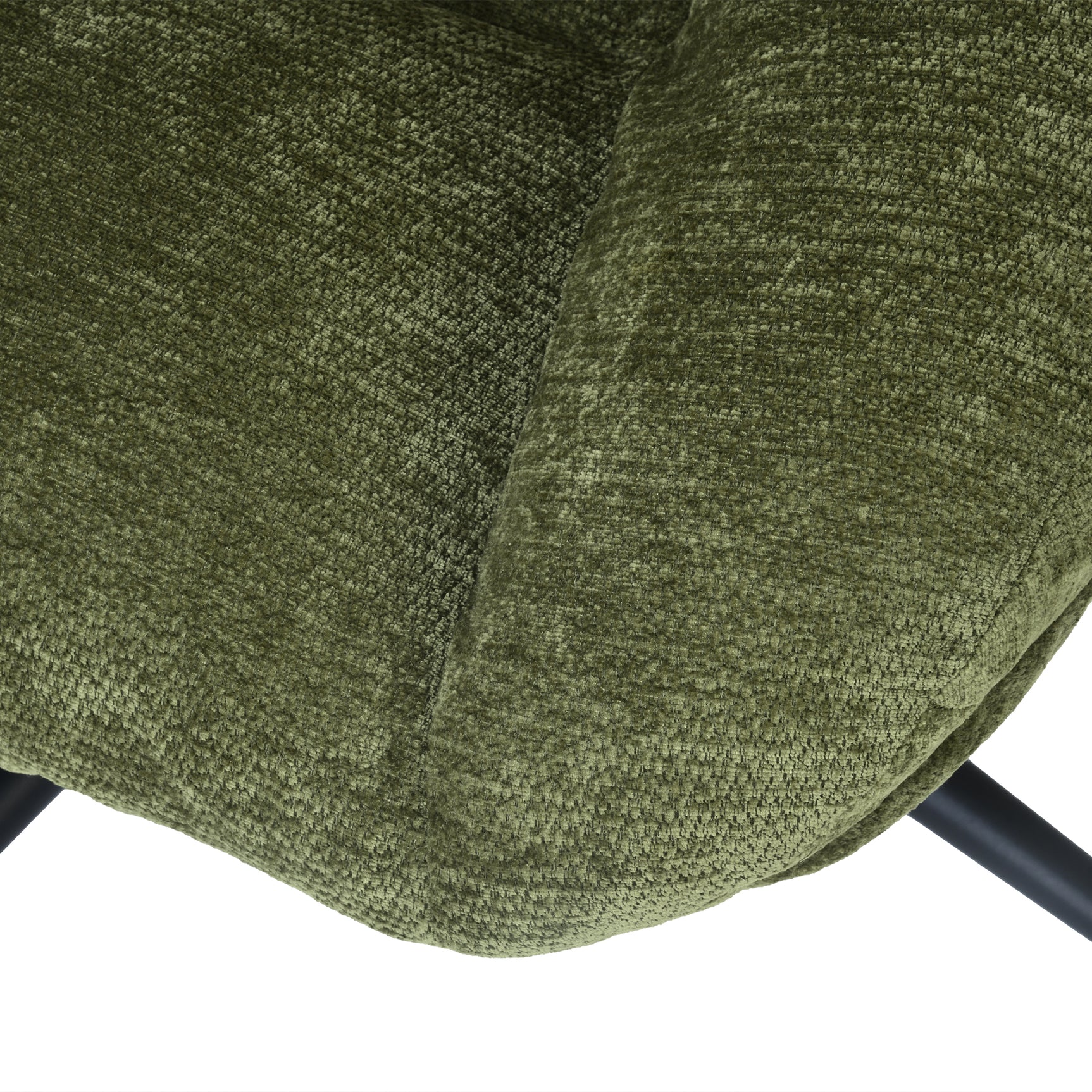 Adjustable Ergonomic Office Armchair Pivoting with fabric armrests white loop - Thomasina