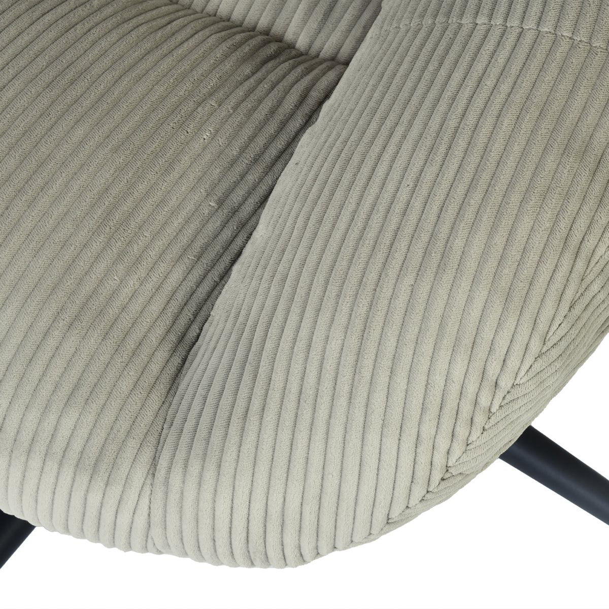 Adjustable Ergonomic Office Armchair Pivoting with fabric armrests white loop - Thomasina