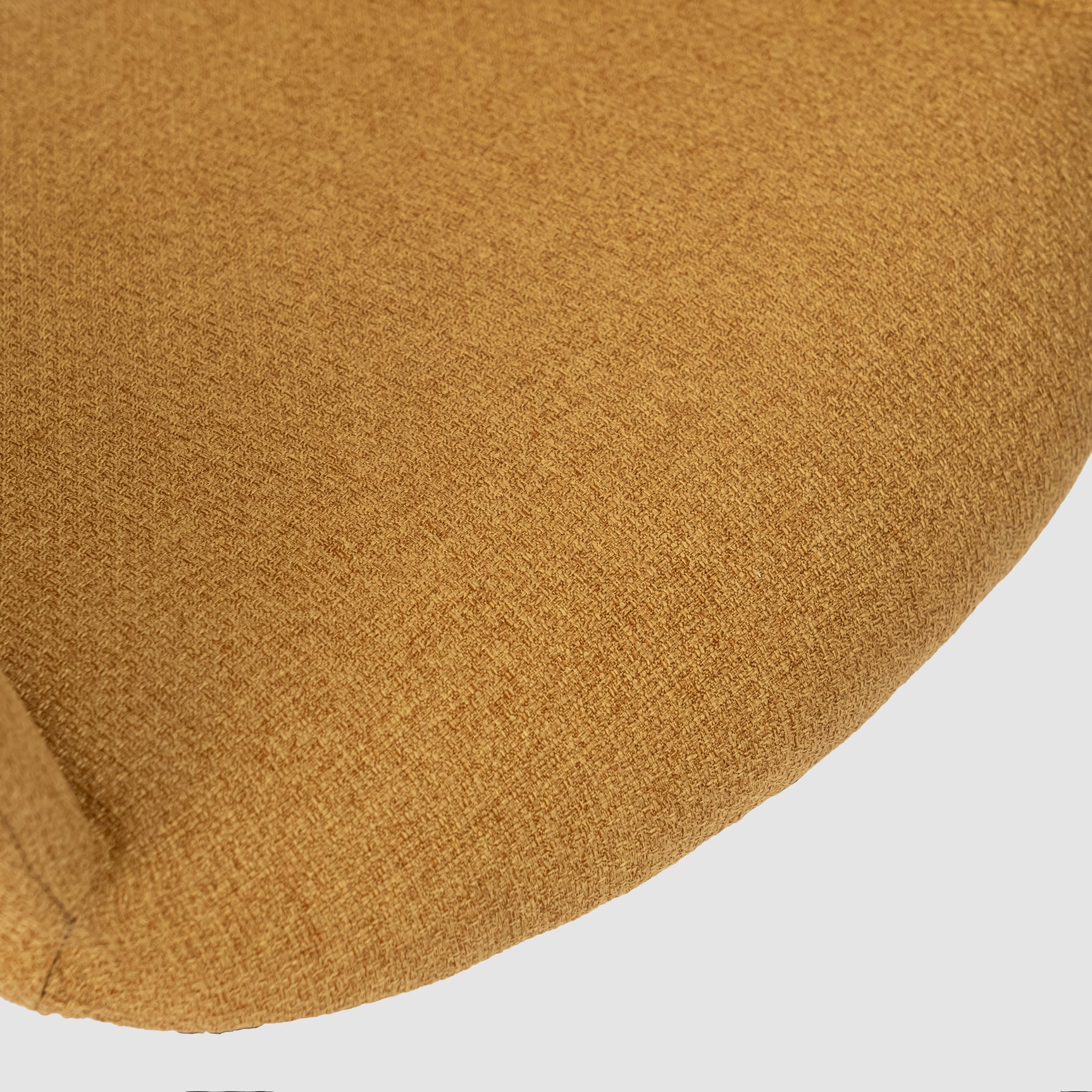 Set aus 2 modernen Esszimmerstühlen aus gelbem Stoff, schwarzen Metallbeinen – BETH FABRIC YELLOW