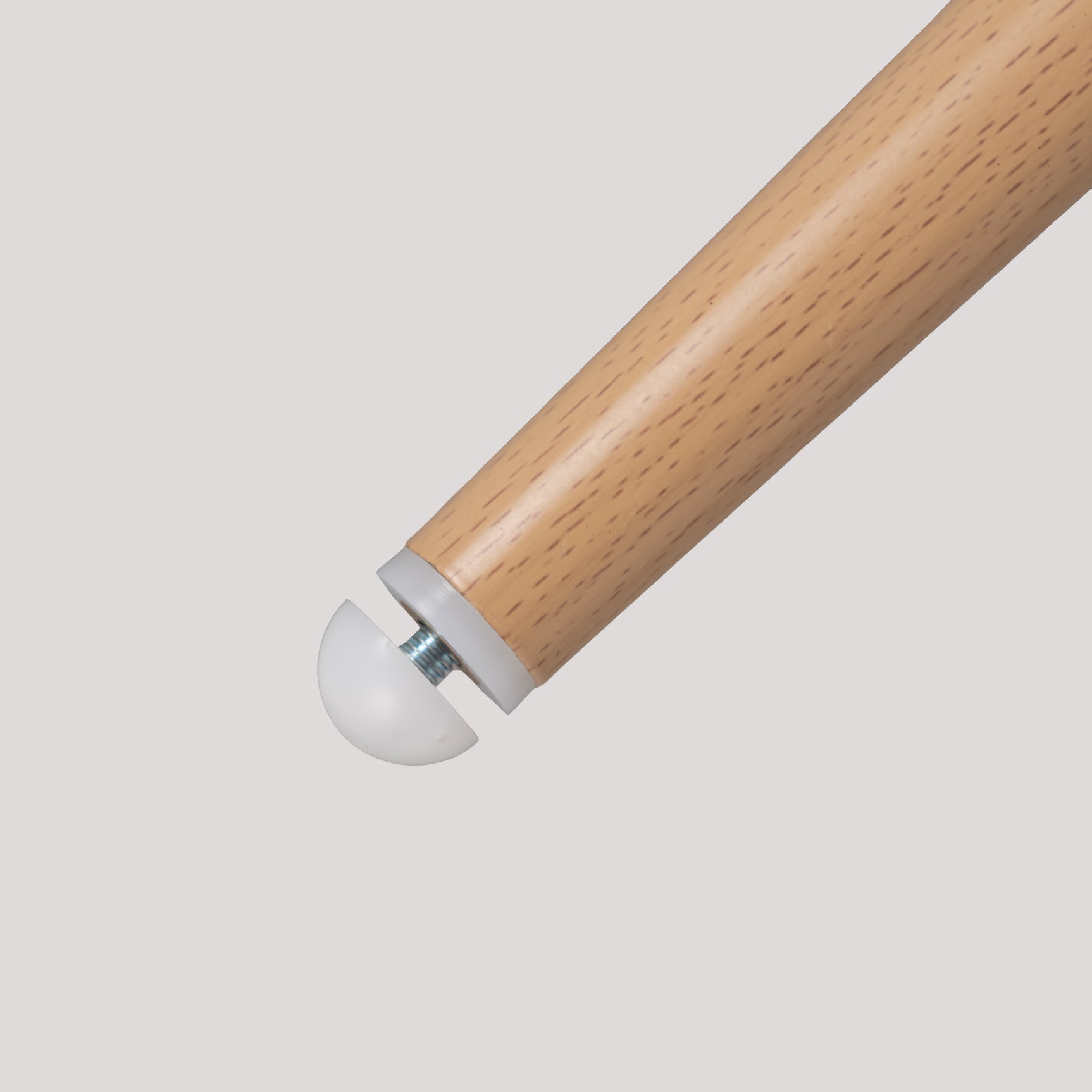 2 skandinavische Esszimmer Sessel mit Armlehnen im Beige Boulette Stoff - Cromwell