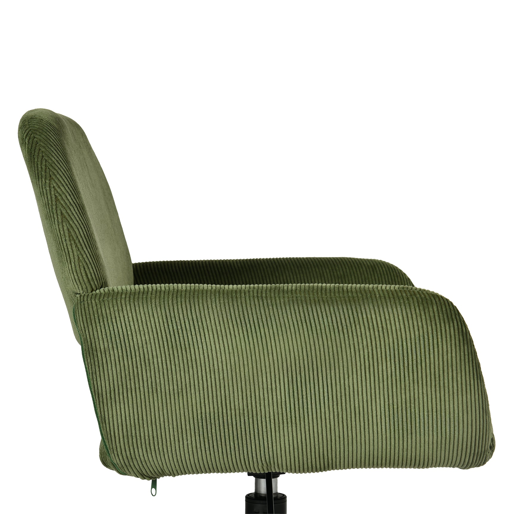Ensemble bureau pliable et fauteuil de bureau en velours côtelé vert olive ââ‚?ASCOLI & ROSS
