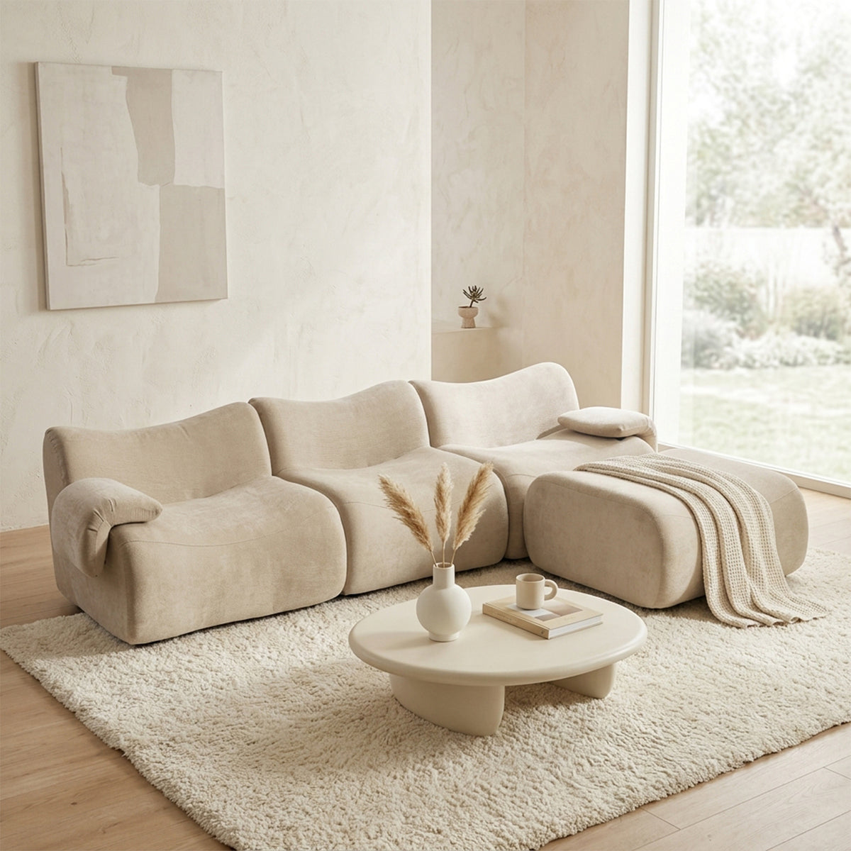 2-Sitzer-Schlafsofa aus dunkelgrauem Stoff mit Seitentaschen, modernes Schlafsofa