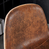 Set von 2 Industrie -Barhockern mit Wildlederdatei - Charlton Bar