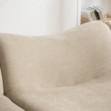 2-seater sofa bed in dark gray fabric with side pockets, modern convertible sofa