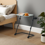 Table d’appoint pliable pour ordinateur portable, bout de canapé réglable en hauteur avec plateau inclinable et porte-gobelet - BASELINE
