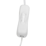 Lit double 140x200 cm avec sommier, tête de lit et 2 tables de chevet LED avec ports USB-C intégrés (sans matelas) , 205x244x90,5 cm