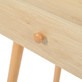 Copeador de madera con espejo plegable, 3 cajones de almacenamiento blanco y diseño blanco - 100x40x78 cm