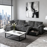 2-Sitzer-Sofa aus beigem Stoff im skandinavischen Stil – AHBARM