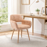 Scandinavian dining chair with black fabric armrests - CROMWELL BLACK Ⅰ