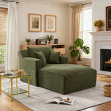 2-seater sofa in beige fabric Scandinavian style - AHBARM