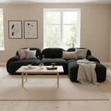 2-Sitzer-Schlafsofa aus dunkelgrauem Stoff mit Seitentaschen, modernes Schlafsofa