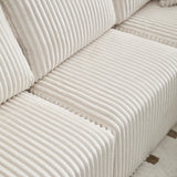 2-seater sofa bed in dark gray fabric with side pockets, modern convertible sofa