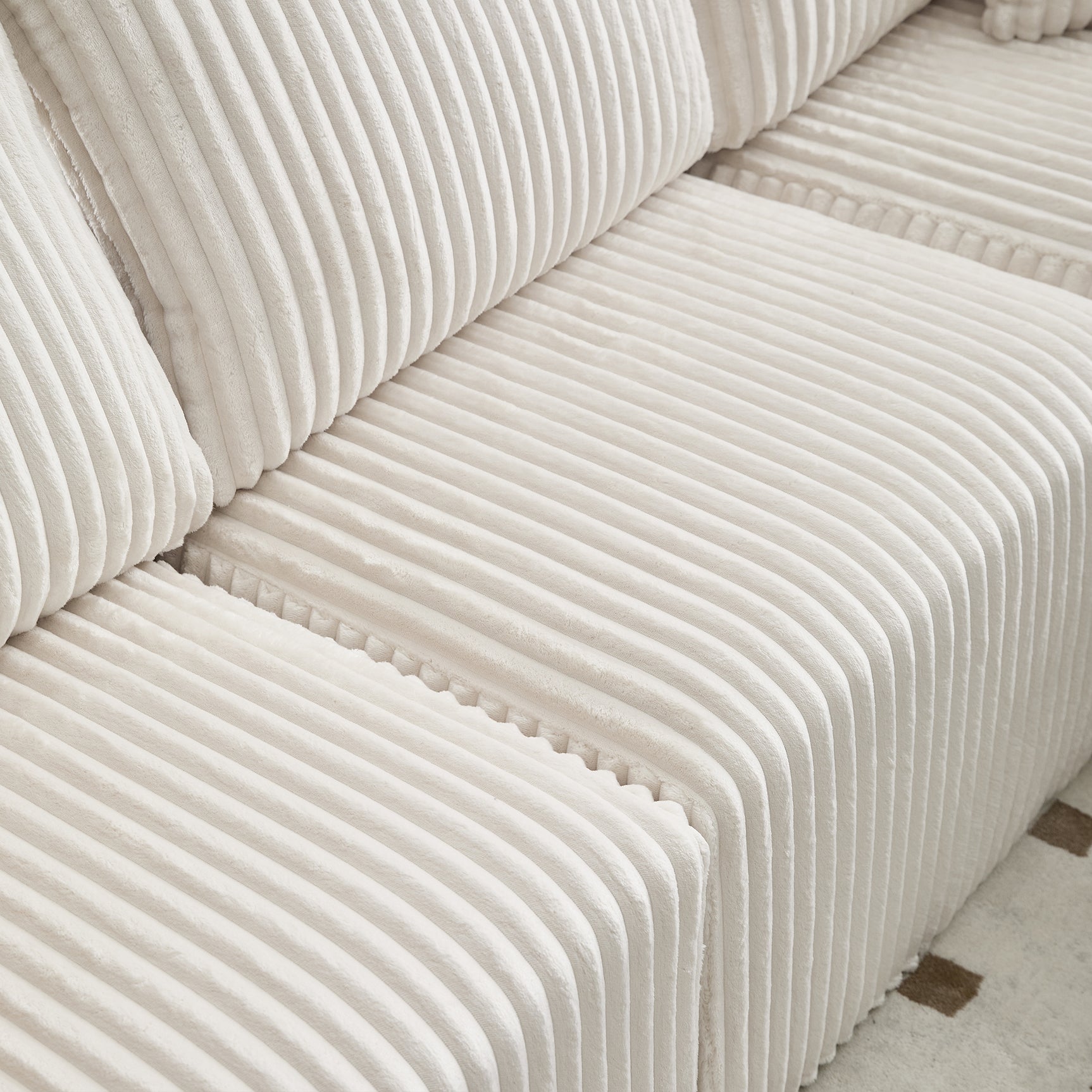 2-seater sofa bed in dark gray fabric with side pockets, modern convertible sofa