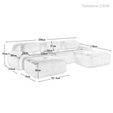 2-Sitzer-Schlafsofa aus dunkelgrauem Stoff mit Seitentaschen, modernes Schlafsofa