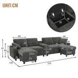 2-Sitzer-Sofa aus beigem Stoff im skandinavischen Stil – AHBARM