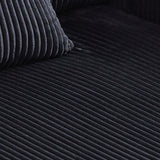 2-Sitzer-Sofa aus beigem Stoff im skandinavischen Stil – AHBARM