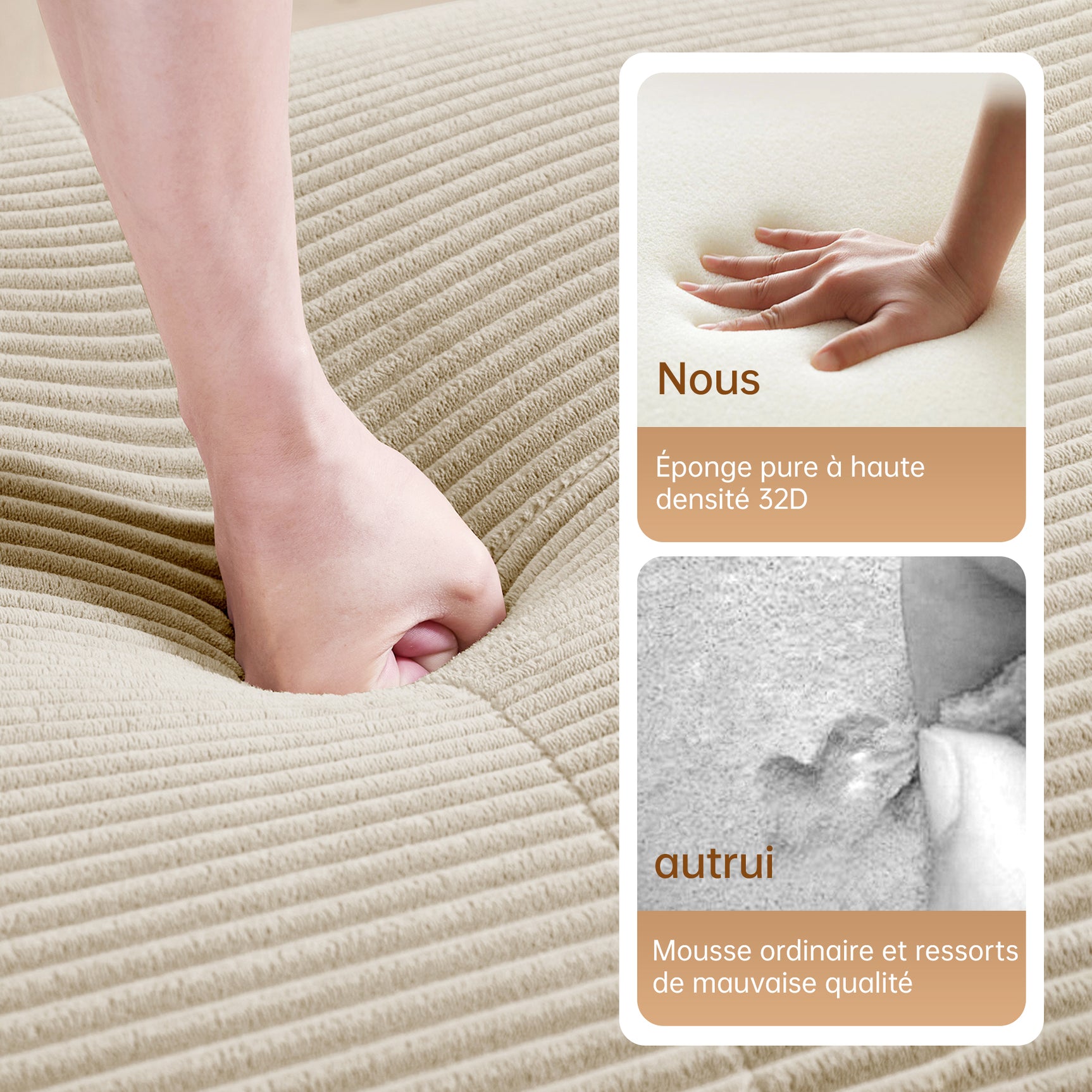 2-Sitzer-Schlafsofa aus dunkelgrauem Stoff mit Seitentaschen, modernes Schlafsofa