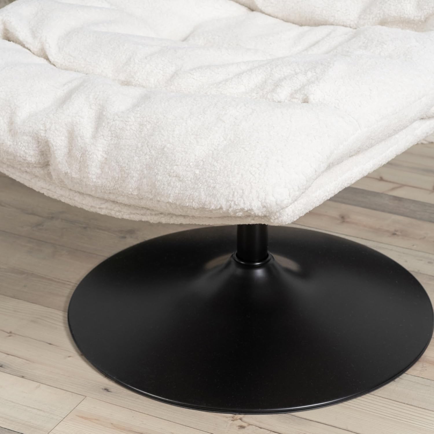 Recretion Stuhl Verstellbare Stoffschafe Locken 360 ° - Lambery