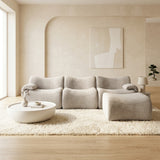 2-Sitzer-Schlafsofa aus dunkelgrauem Stoff mit Seitentaschen, modernes Schlafsofa
