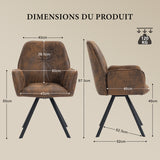 Round Table Table Table Table Timber Ø80 cm with 4 black velvet chairs, modern and comfortable style