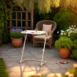 Foldable side table for laptop, adjustable sofa adjustable sofa with tilting tray and cup holder-baseline