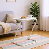 Foldable side table for laptop, adjustable sofa adjustable sofa with tilting tray and cup holder-baseline