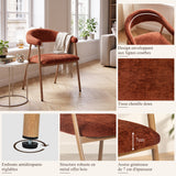 Set von 2 skandinavischen Esszimmer Sesseln mit beige Stoffarmlehnen - Cromwell