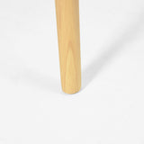 Lot de 2 chaises de salle à manger de style scandinave avec pieds en bois et accoudoirs en velours côtelé jaune - ELIA