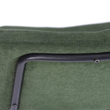 Set aus 2 industriellen Barhockern mit grüner Stoffrückseite – INDEPENDENCE BAR