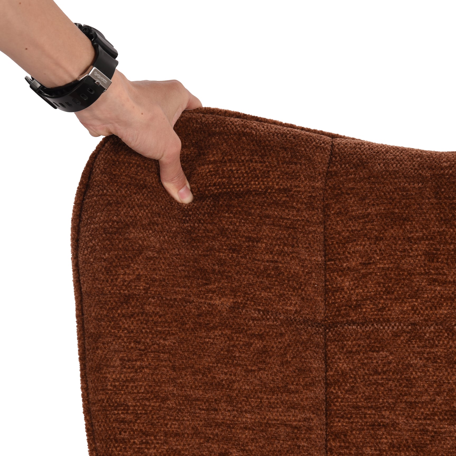 Scandinavian breastfeeding armchair with brick -red red -stable chanter armilies - kanas