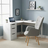 Scandinavian armchair with armrests in padded gray fabric - kas