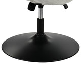 Fauteuil de loisirs réglable en tissu chenille gris pivotant à 360° - LAMBERY
