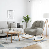 Einstellbare ergonomische Büro -Sessel mit Stoff Armlehnen weiße Schleife - Thomasina