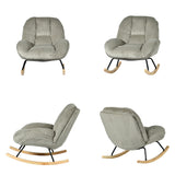 Einstellbare ergonomische Büro -Sessel mit Stoff Armlehnen weiße Schleife - Thomasina