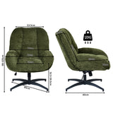 Adjustable Ergonomic Office Armchair Pivoting with fabric armrests white loop - Thomasina