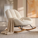 Einstellbare ergonomische Büro -Sessel mit Stoff Armlehnen weiße Schleife - Thomasina