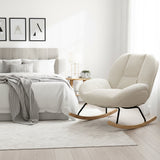 Einstellbare ergonomische Büro -Sessel mit Stoff Armlehnen weiße Schleife - Thomasina