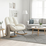 Einstellbare ergonomische Büro -Sessel mit Stoff Armlehnen weiße Schleife - Thomasina