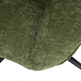 Adjustable Ergonomic Office Armchair Pivoting with fabric armrests white loop - Thomasina