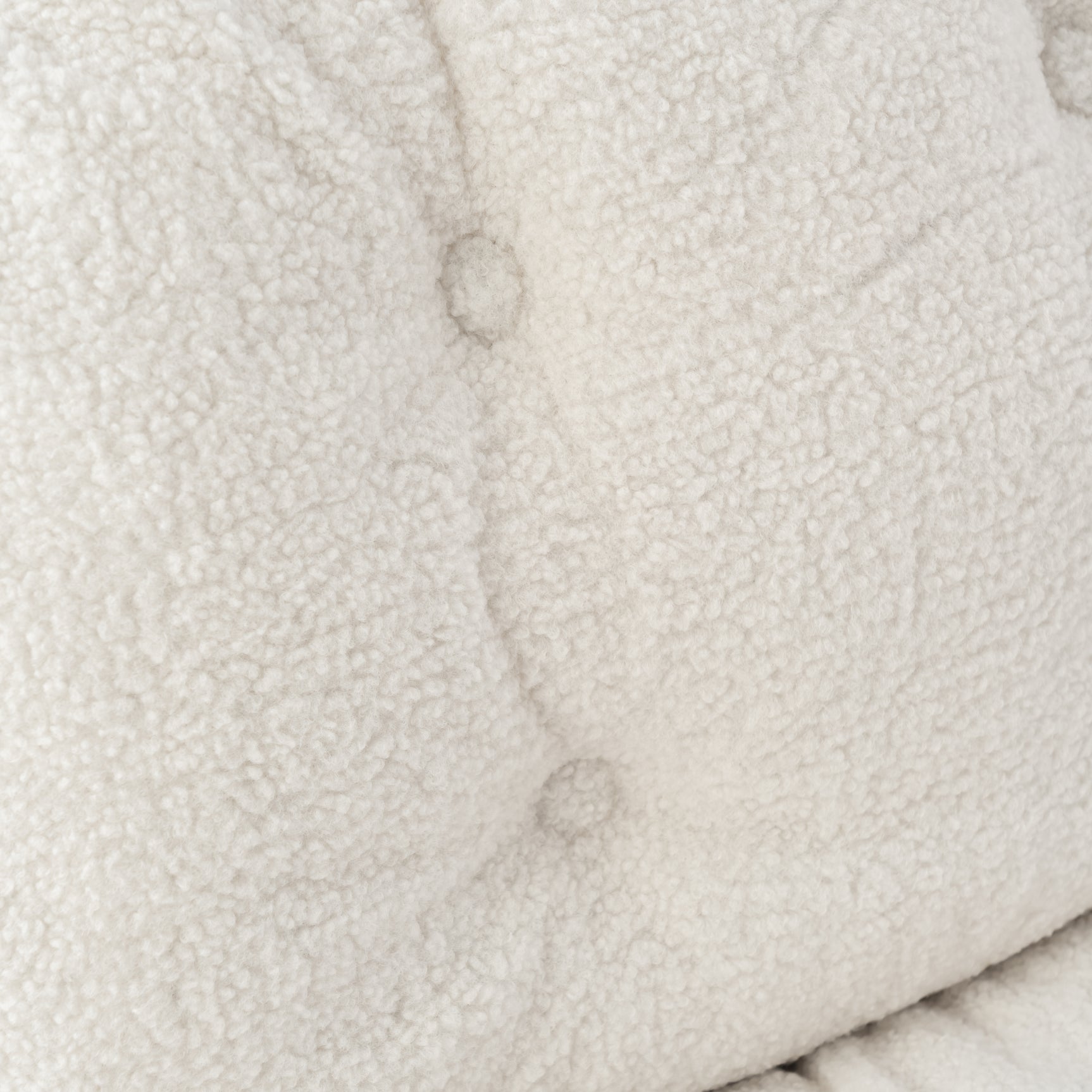 Fauteuil lounge pivotant et réglable en velours côtelé blanc - ALINTONEX