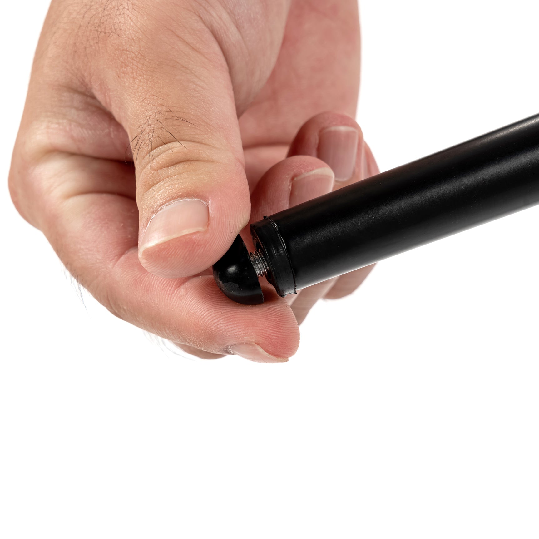 Set mit 4 industriellen Esszimmerstühlen aus Wildleder – POMONA